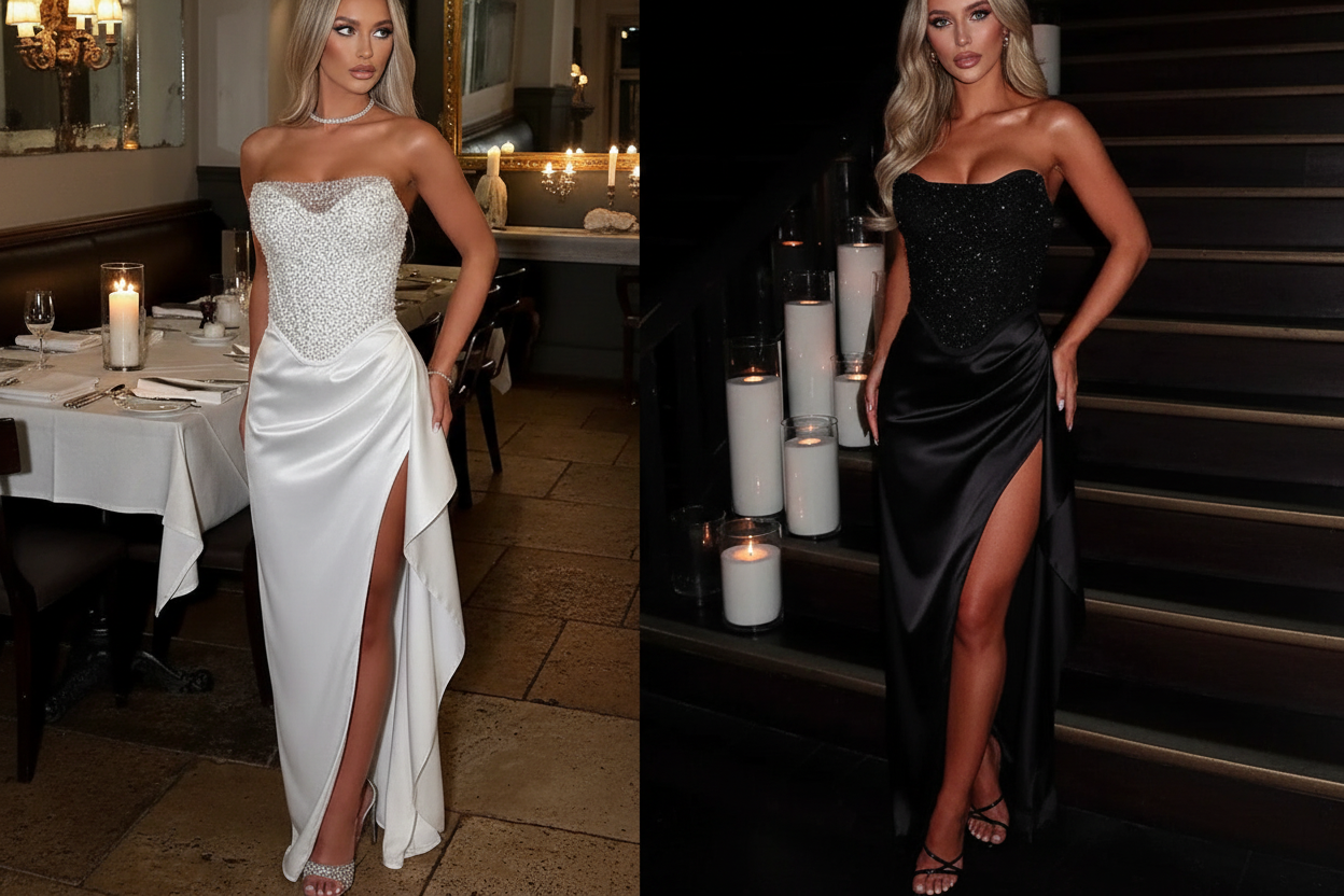 Elegant Seasonal Split Dress