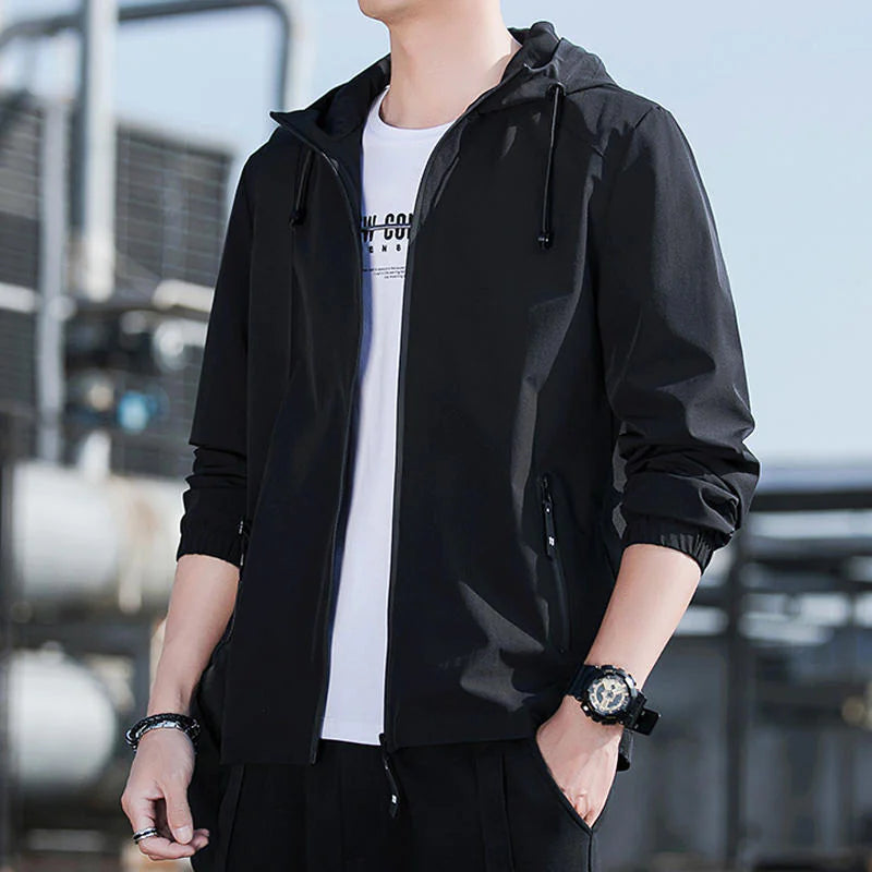 Lightweight Hooded Jacket for Spring and Autumn