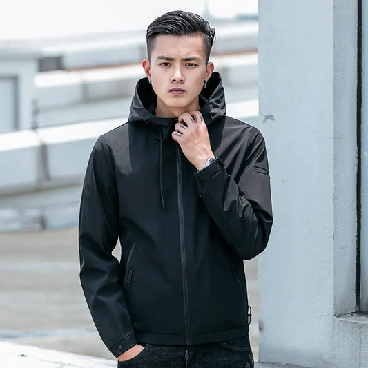 Lightweight Hooded Jacket for Spring and Autumn