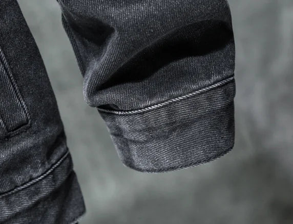 Hooded Winter Denim Jacket