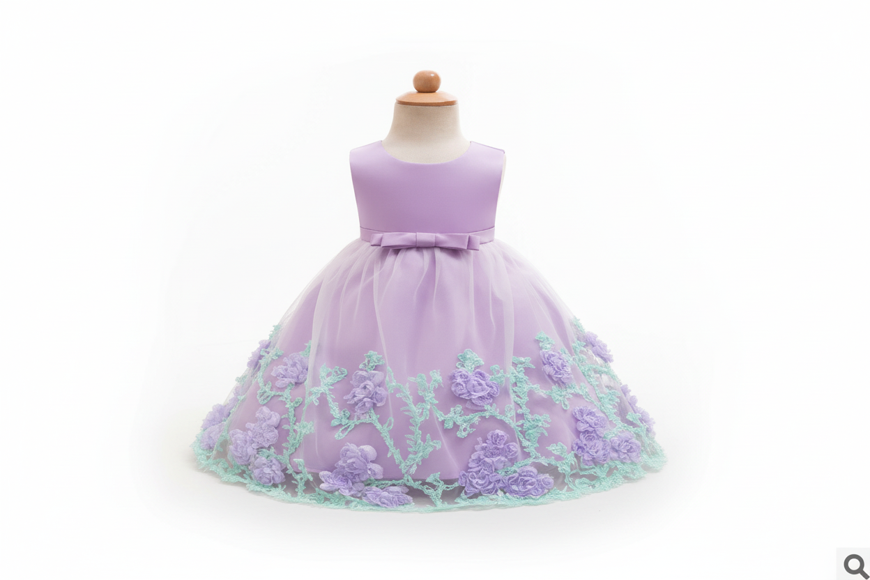 Springtime Princess Gown for Girls