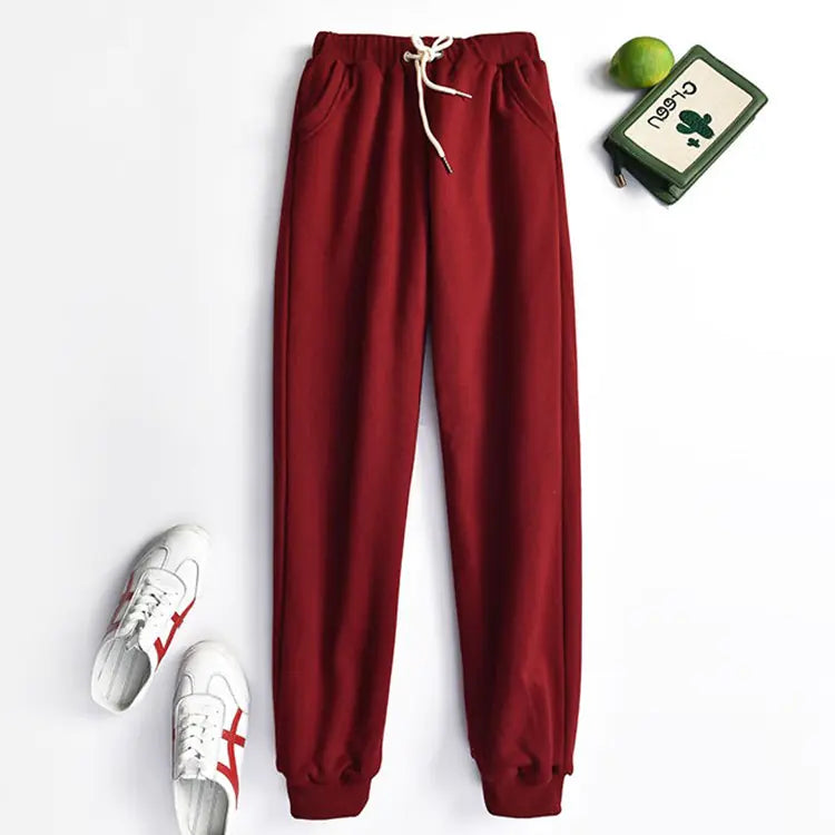 Luxe Lamb Velvet Women's Sweatpants