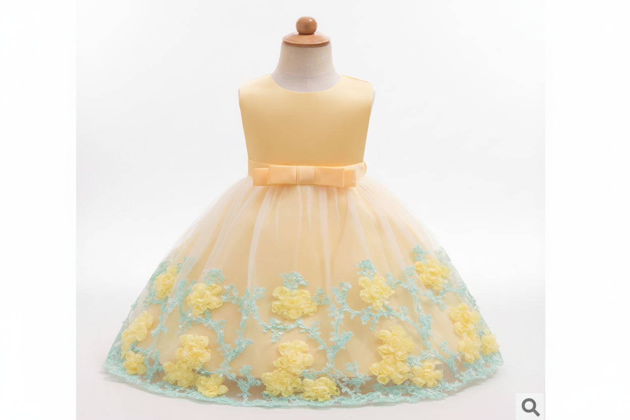 Springtime Princess Gown for Girls